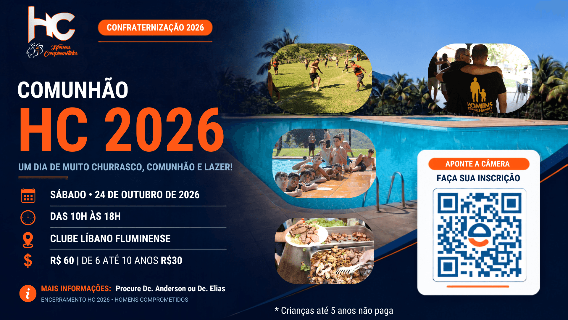 Confraternização HC 2026 - informações do evento